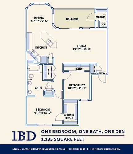Floor plan 1BD