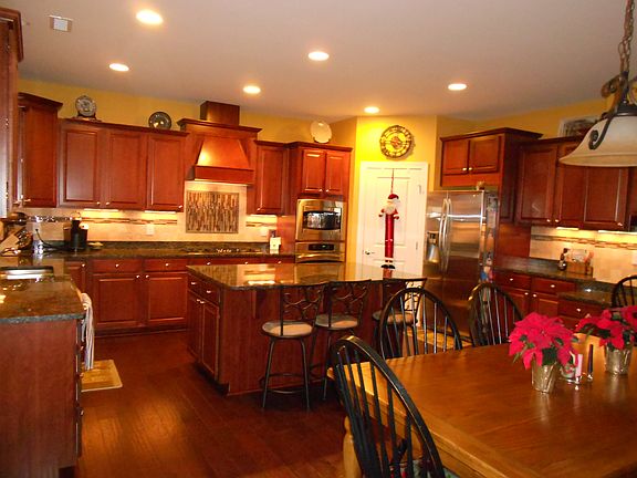 Large island and pantry