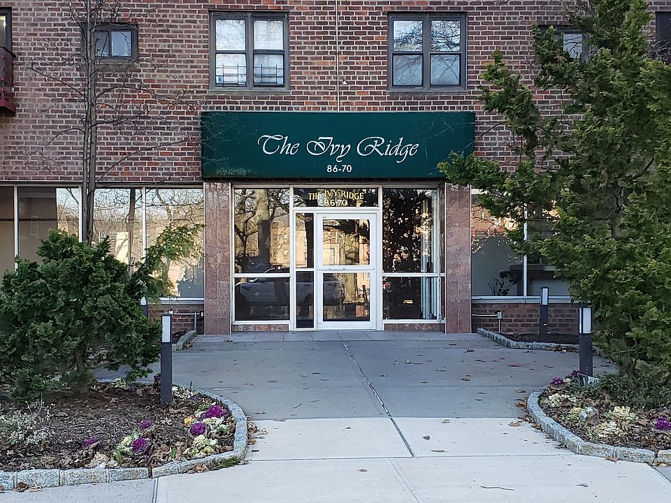 Front of building.