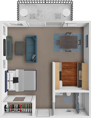 Floor plan The Atwood