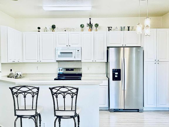 New refrigerator, stove, microwave and dishwasher