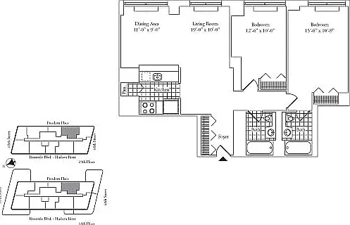 180 Riverside Blvd #19E — Photo 70