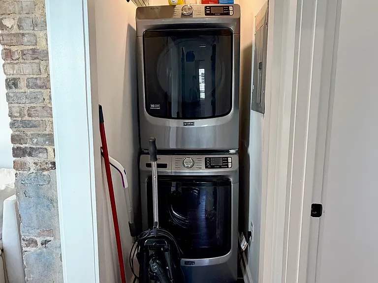 Brand new, full sized washer & dryer.
