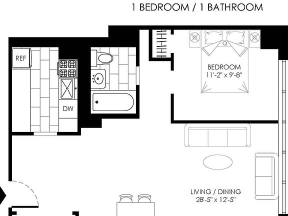 2nd image of 301 E 47th St APT 9E