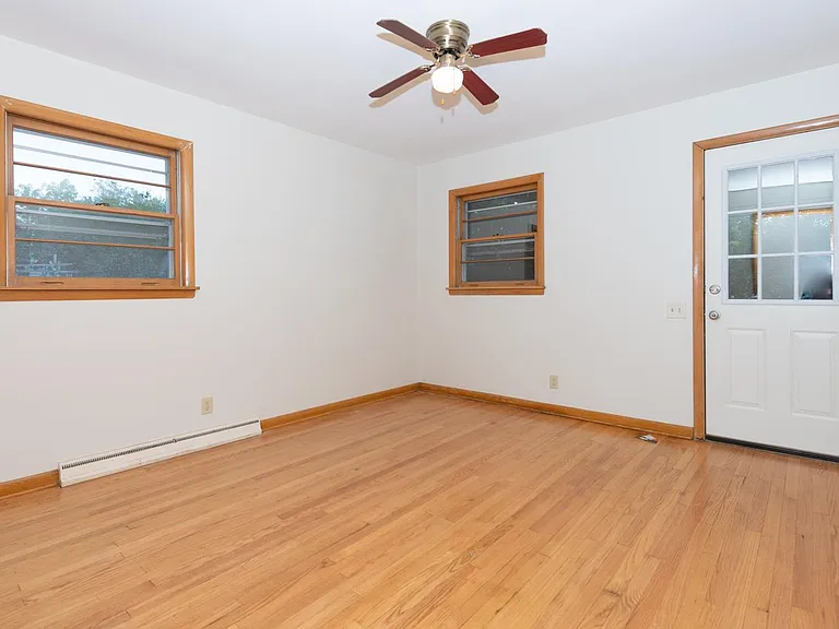 2 of 2 bedrooms. Large enough for king size bed and furniture.