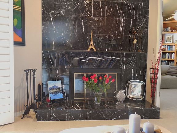marble fireplace