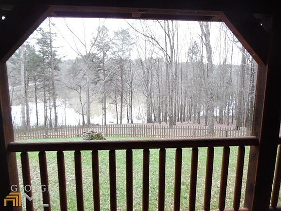 Porch looking over lake