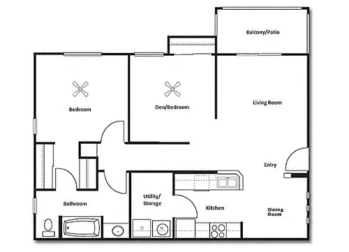 Floor plan 2X1