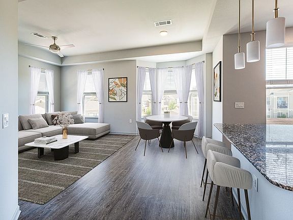 Living and dining area