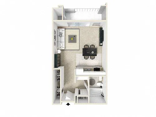 Floor plan Studio