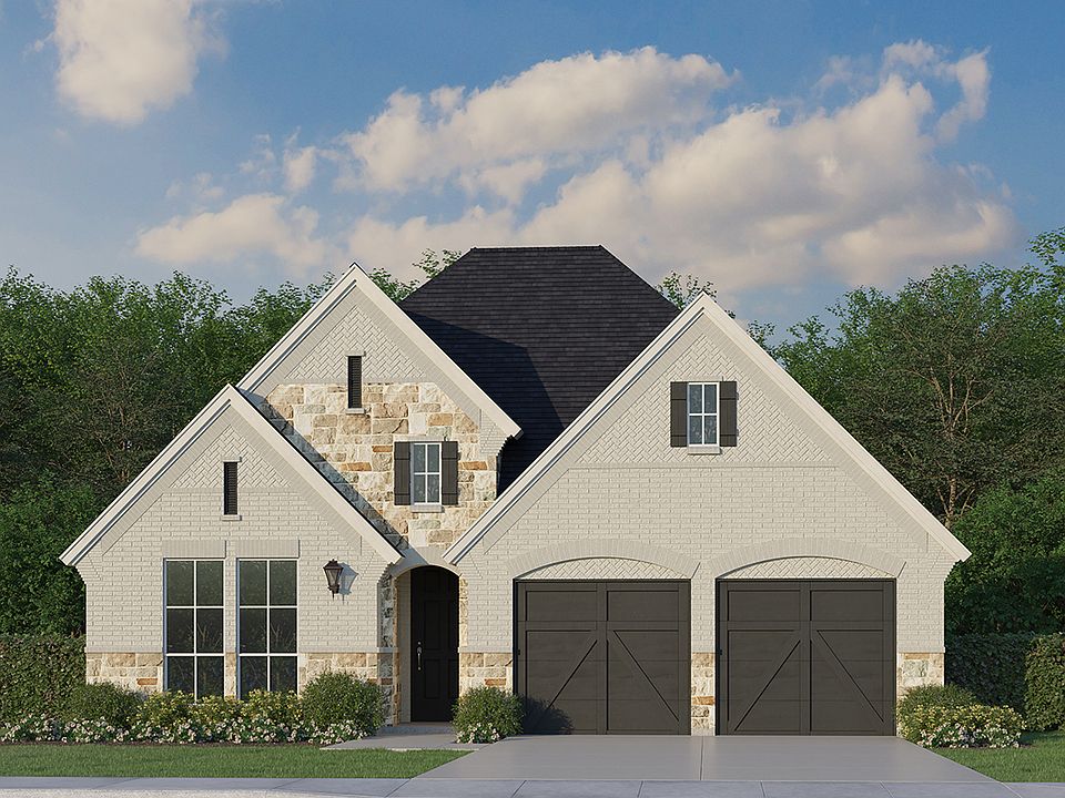Plan 1120 Elevation D w Stone