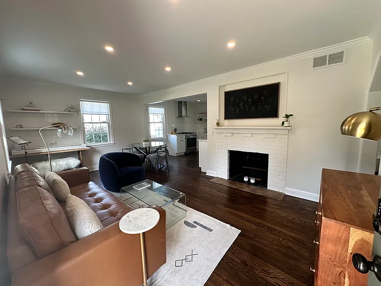 Freshly painted interior with Samsung Frame TV (add your own on demand subscriptions)