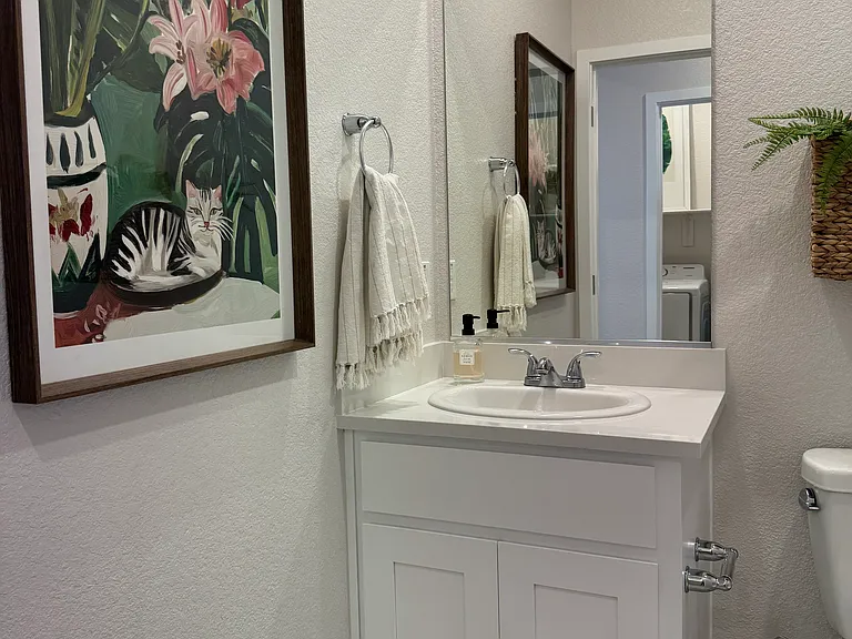 Model home for reference only- bathroom