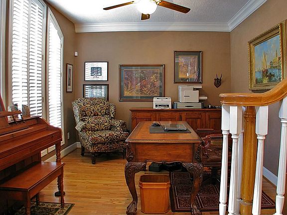 The study could be used as a formal living room if preferred.