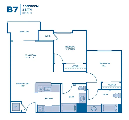 Floor plan B7