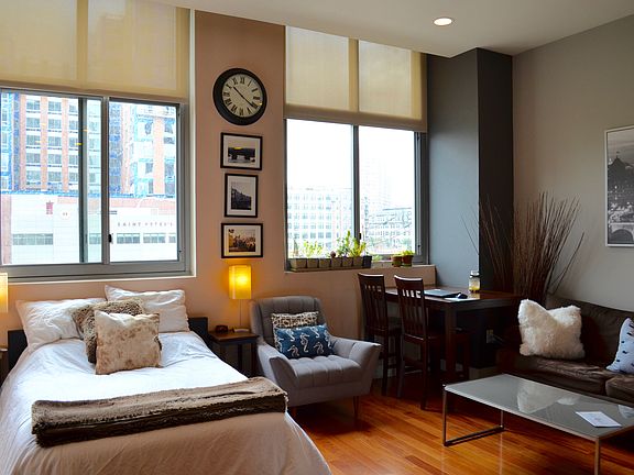 Previously furnished studio