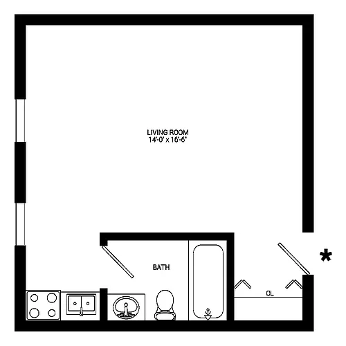 Floor plan The Michigan