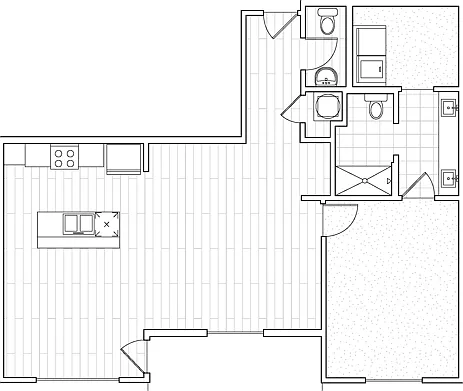 A4 - 1 Bed 1 Bath A4 - 1 Bed 1 Bath