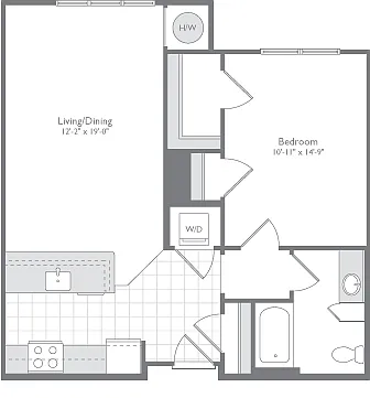 Floor plan A1E