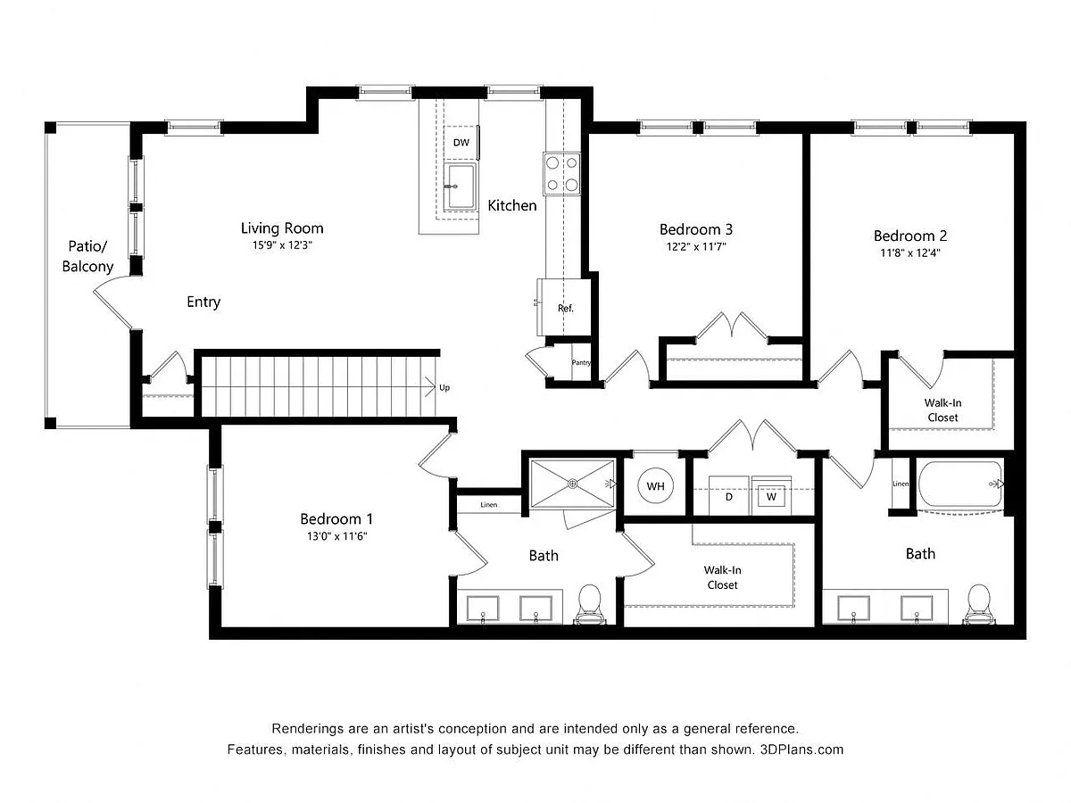 Floor plan C1B