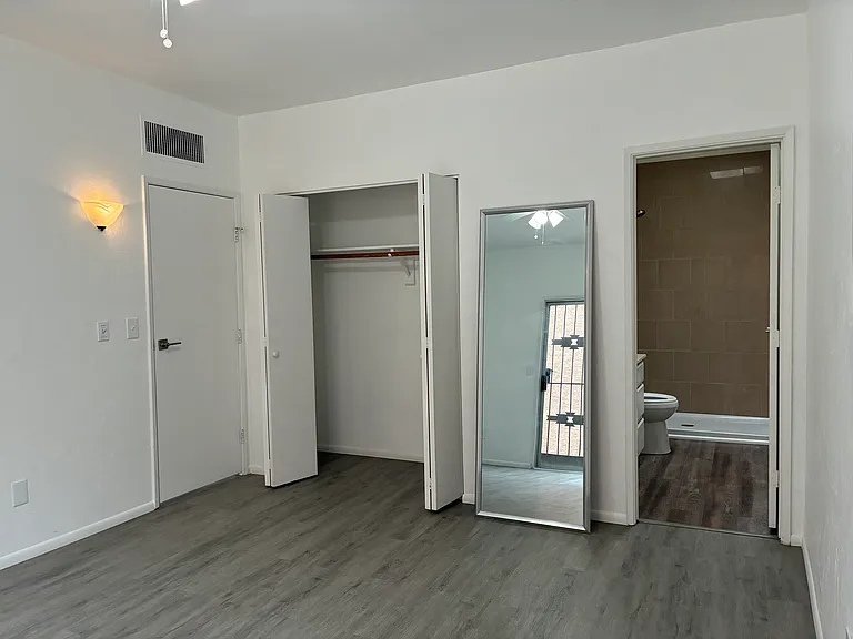 Upstairs master bed and bath