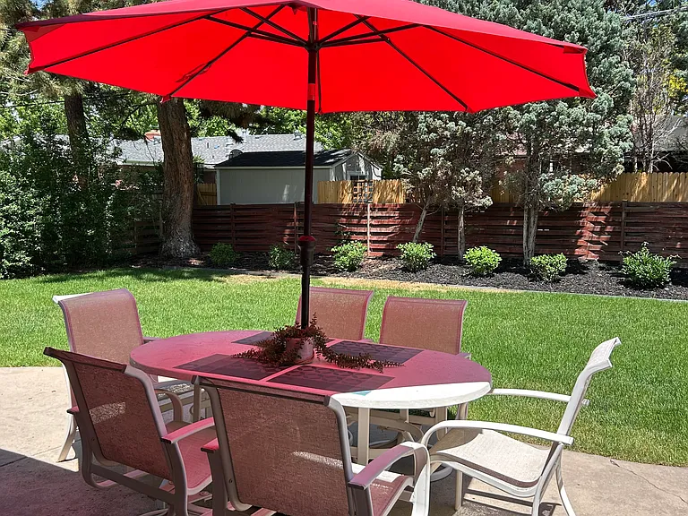 Outside dining