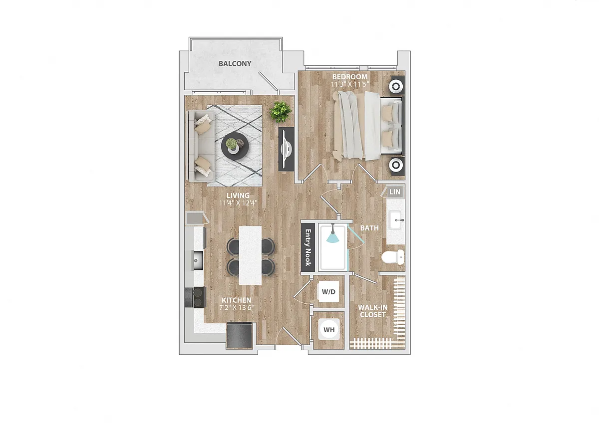 Floor plan A8A