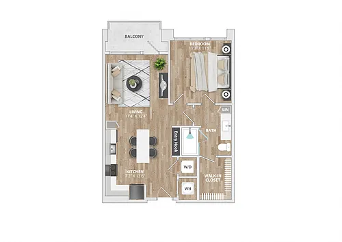 Floor plan A8A