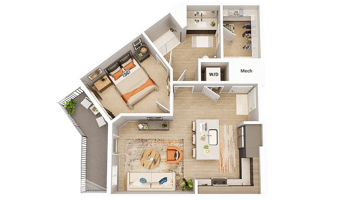 Floor plan A2-B