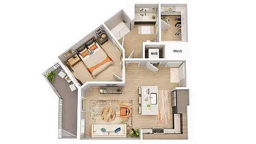 Floor plan A2-B