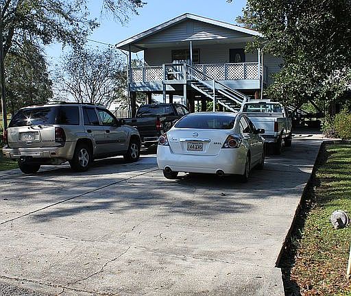 Plenty of parking space.