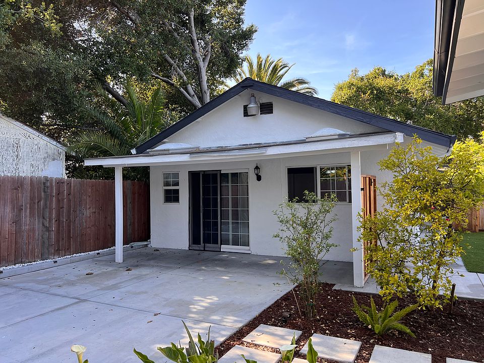 Front private backyard.