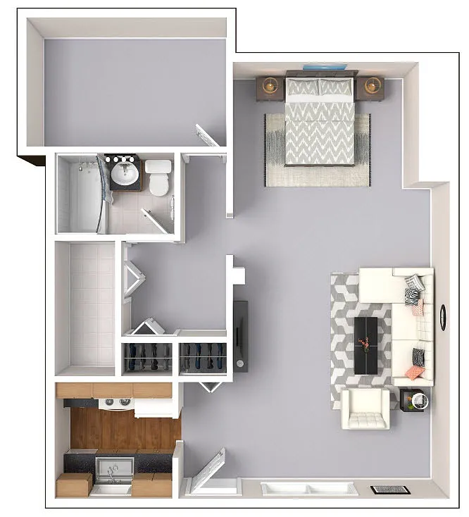 Floor plan Studio C