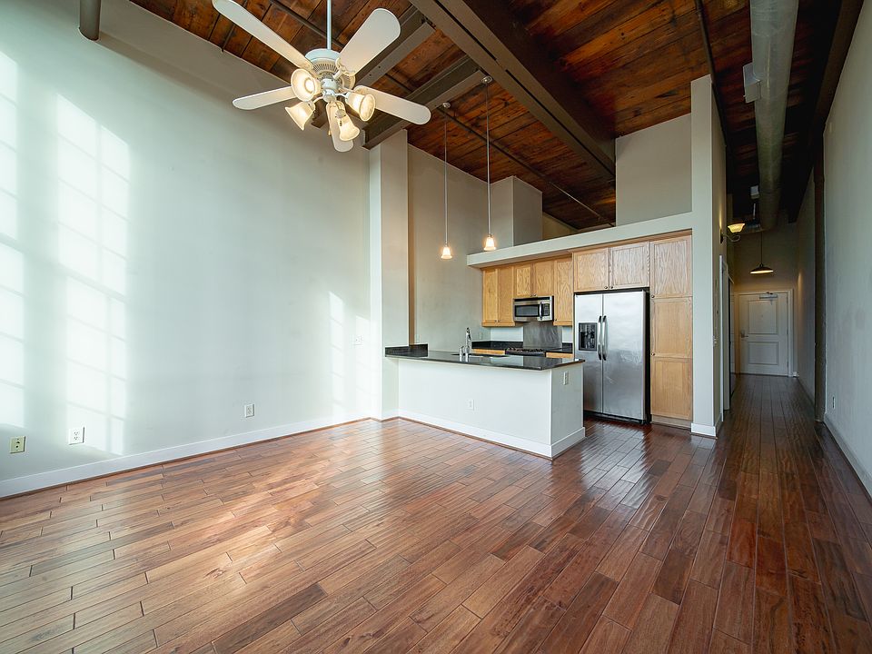 Large open floor plan living space