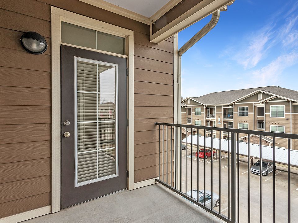 Private Patios and Balconies at Riverside at Rockwater in North Little Rock, AR