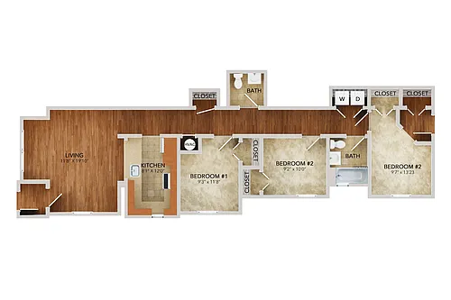 Floor plan L3AC60FR
