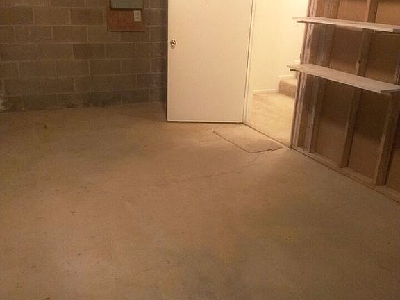 Basement storage room