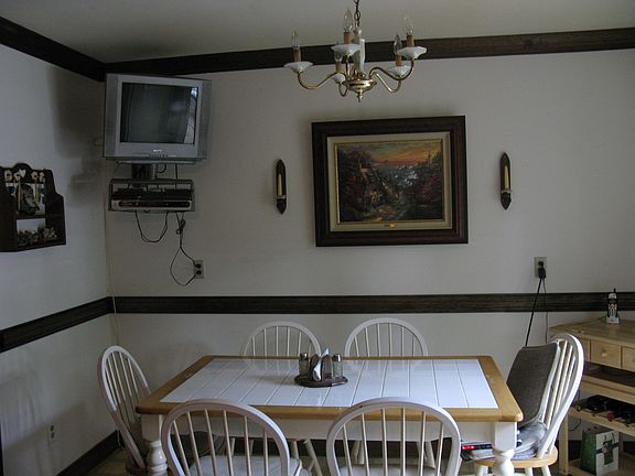 Part of Kitchen Leads out to Deck