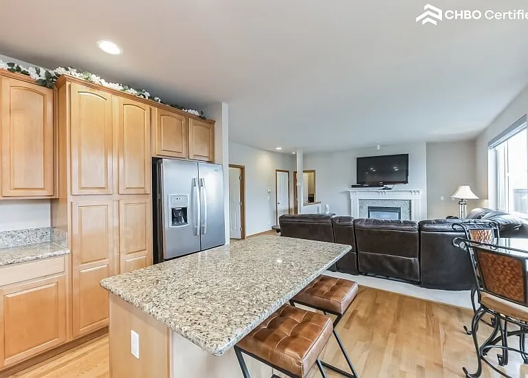Kitchen Island View