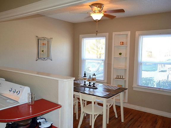 Smaller dining room off of the kitchen.