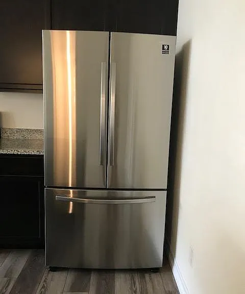 Stainless French door refrigerator