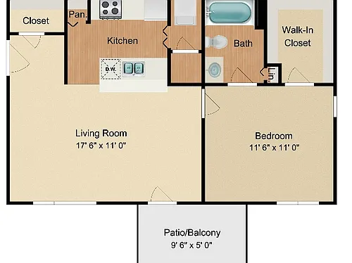 Floor plan Bentwood Granite