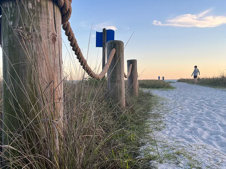 Beach entrance