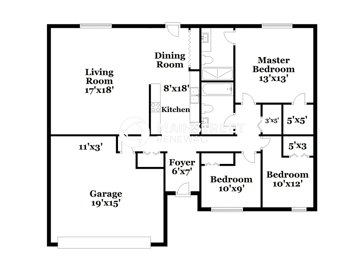 Floor Plan - 6412 Sandhurst Ln E