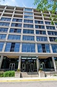 Front of Domain Lofts Building