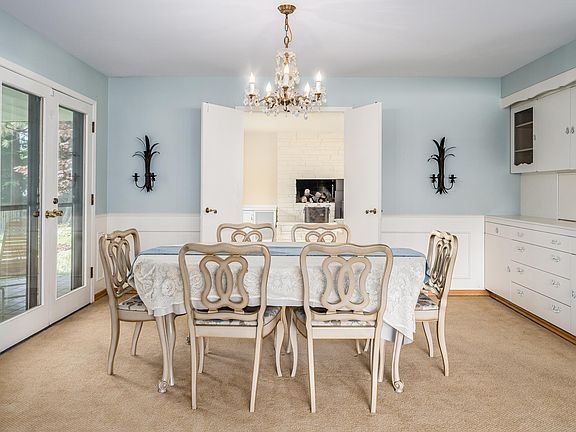 Dining Room with access to backyard and patio.