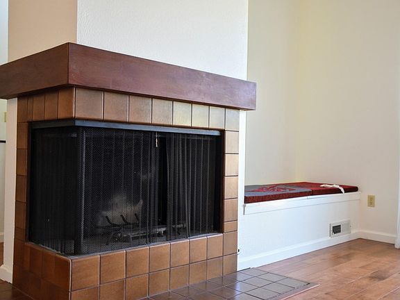 Fireplace in living room