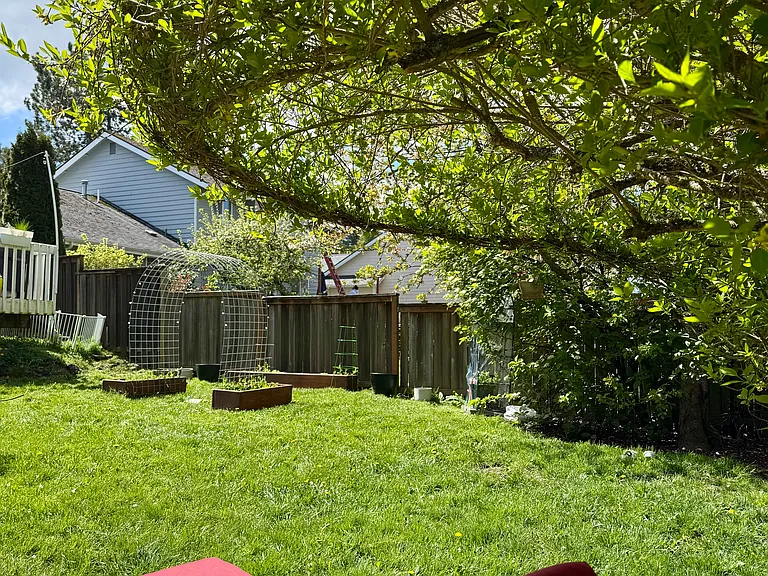 Large Fully Fenced Backyard