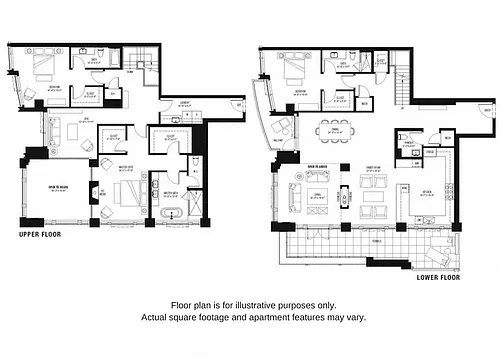 Floor plan South 3102 Penthouse