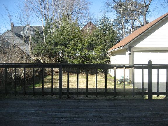 Backyard view from den